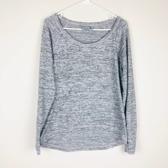 Athleta Tops - Athleta Heather Grey High Low Hem Sweatshirt M